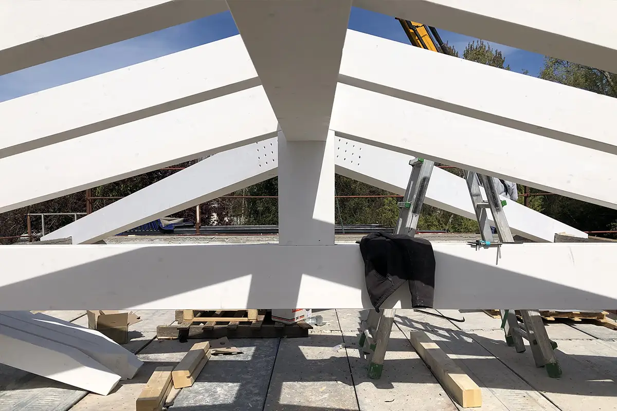 copertura travature legno lamellare Marina Pietrasanta 8 | 2022